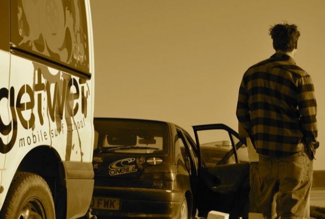  Nuestra camioneta e instructor 